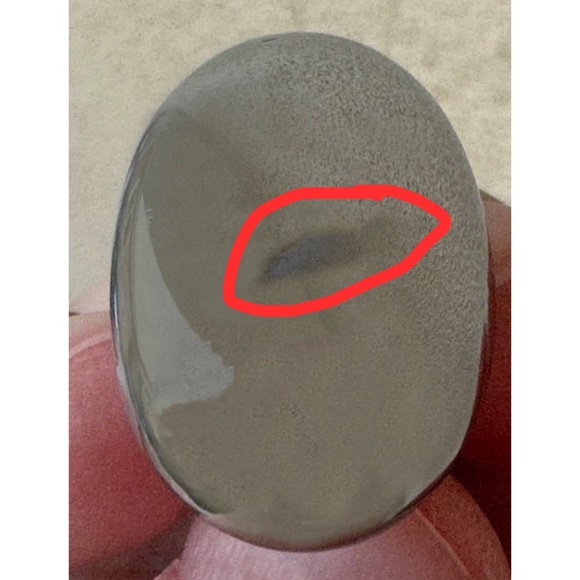 NEW Set of 5 double plated oval shaped cabinet knobs in satin
nickel finish - Picture 16 of 16